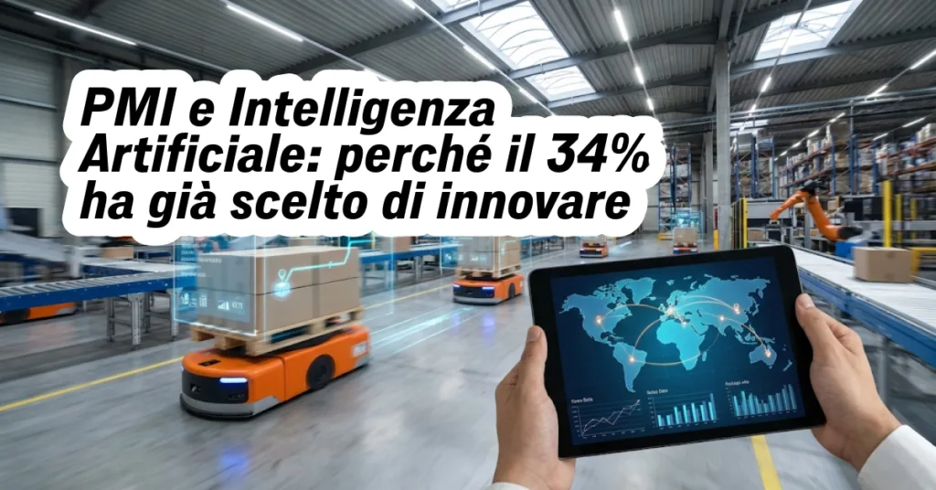 PMI e Intelligenza Artificiale: perché il 34% ha già scelto di innovare